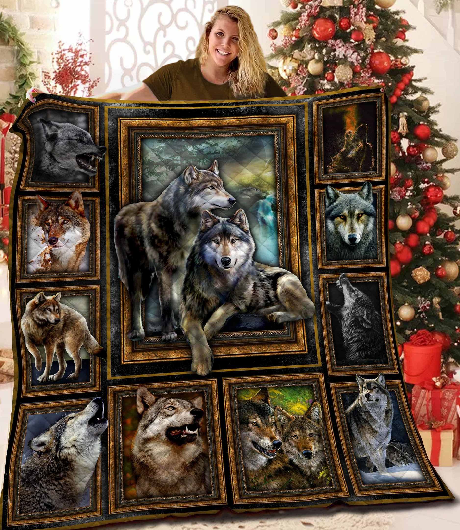 Wolf Quilt Blanket BBB241006NL