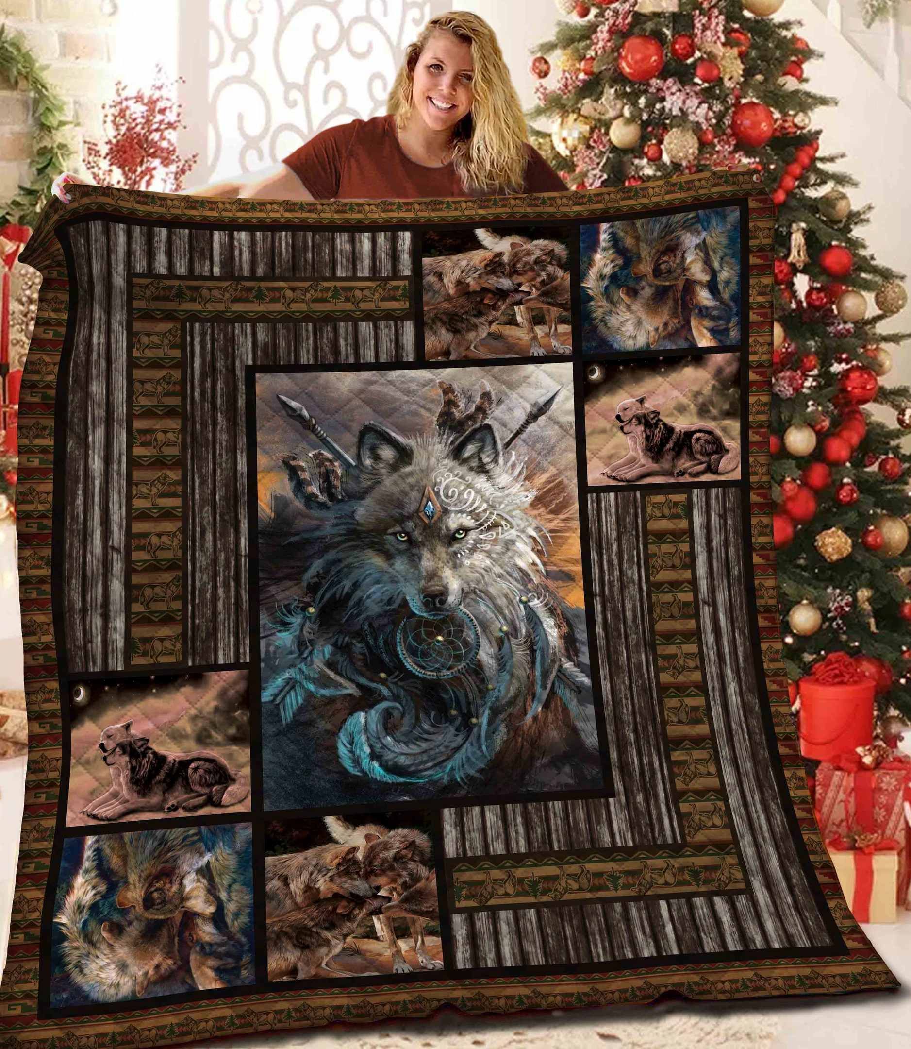 Wolf Quilt Blanket BBB251012MH