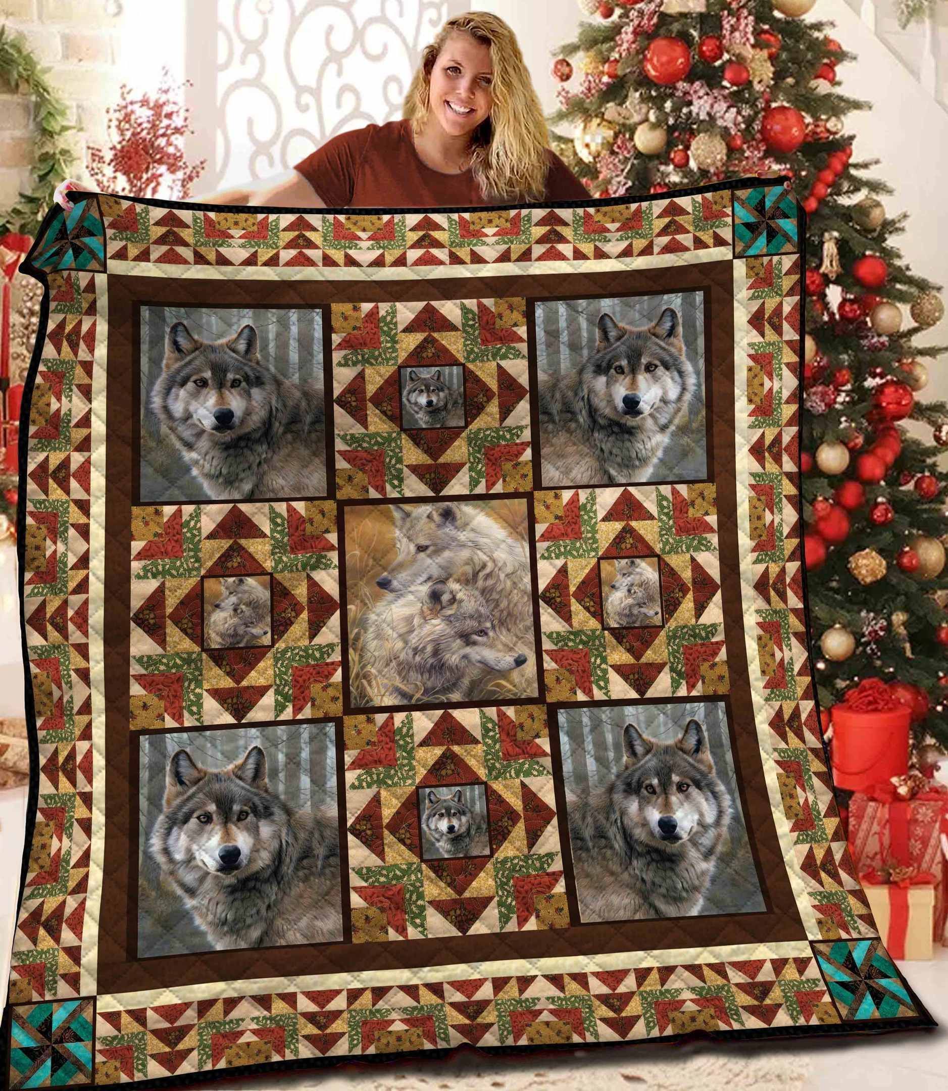 Wolf Quilt Blanket BBB251013MH