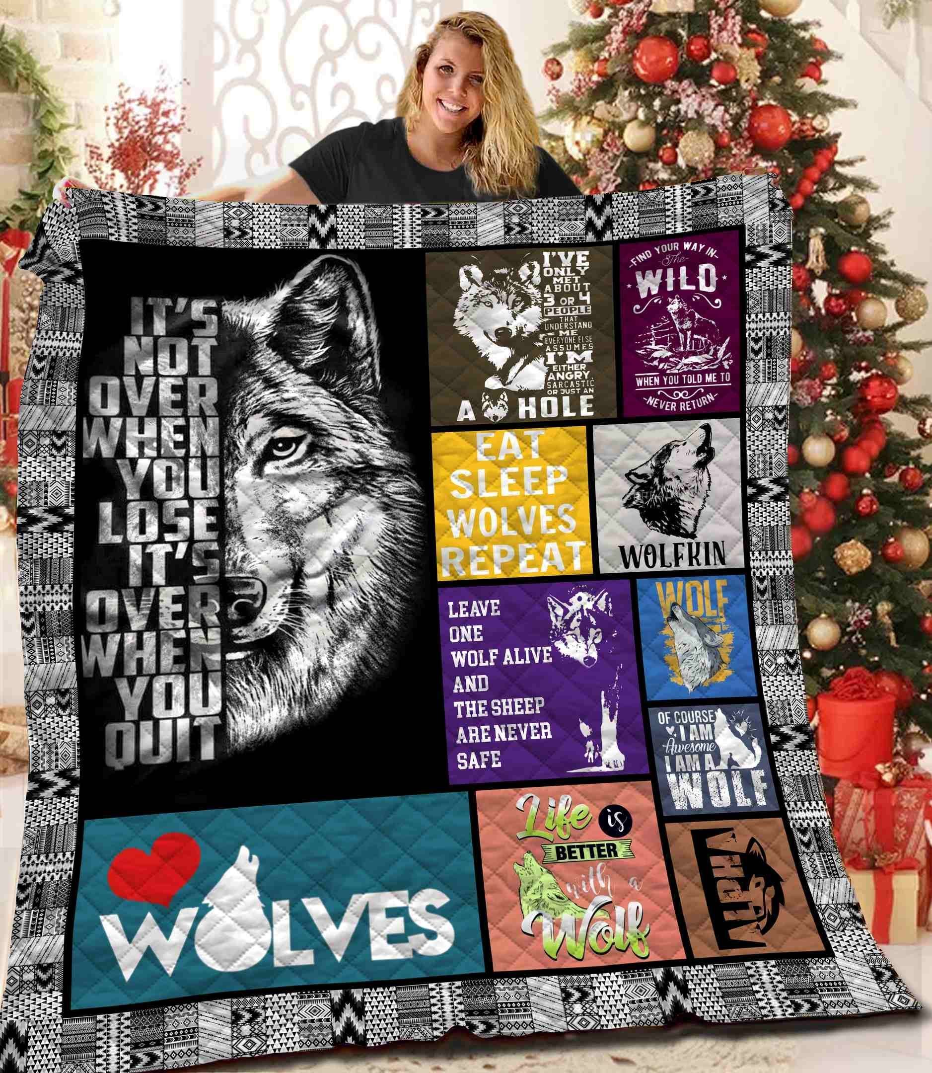 Wolf Quilt Blanket BBB281106NB