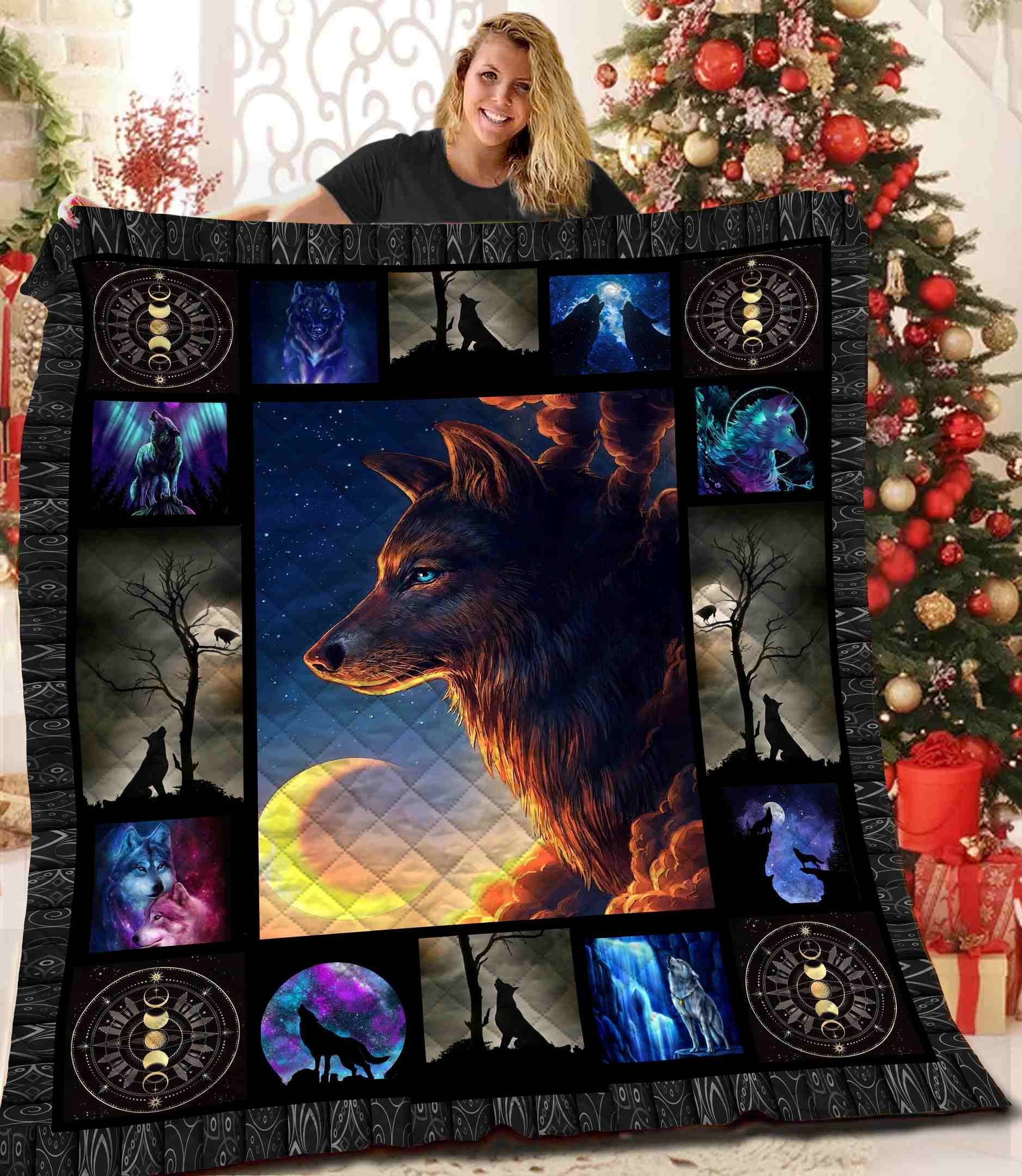 Wolf Quilt Blanket BBB281107NB