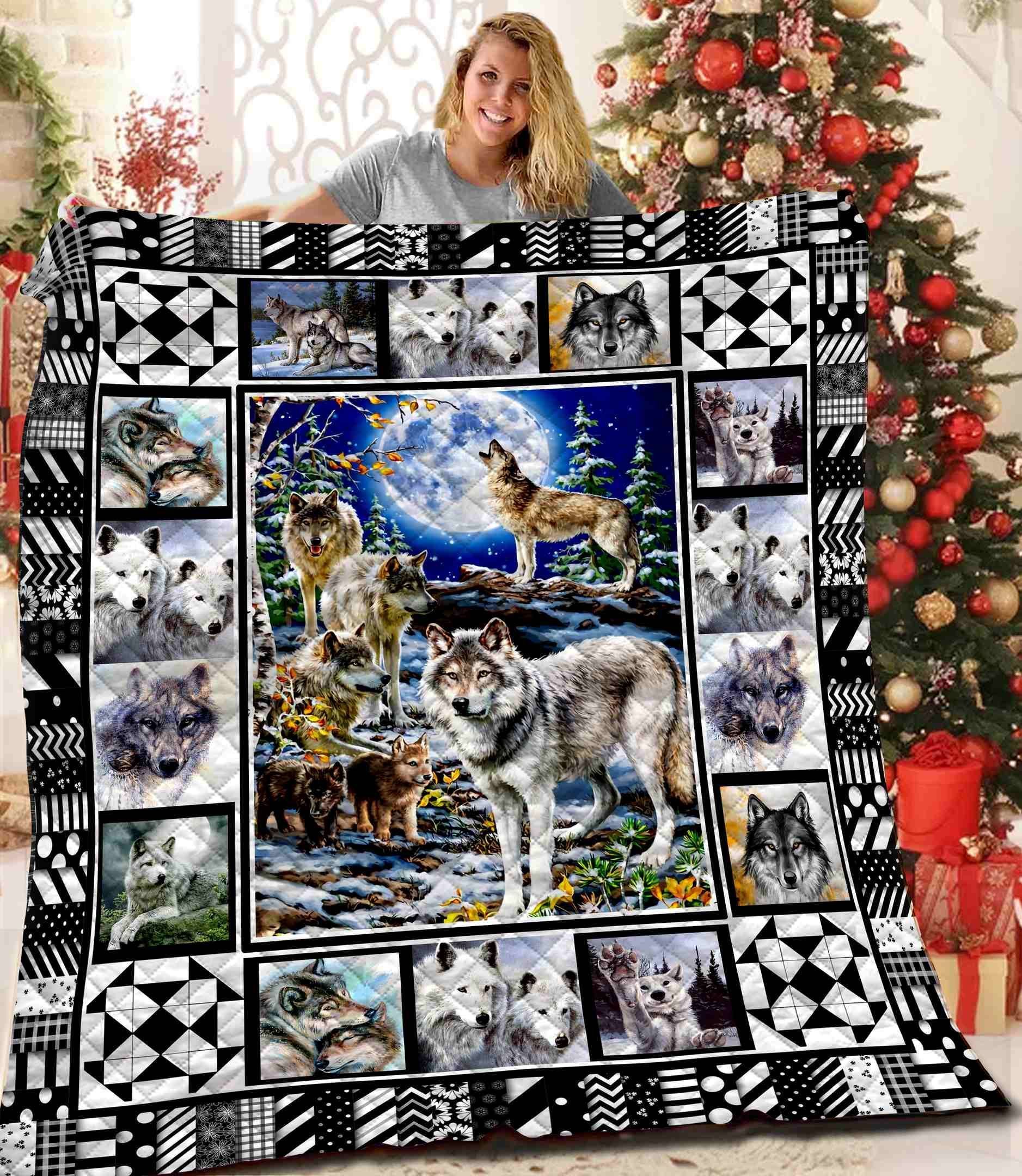 Wolf Quilt Blanket BBB281108NB