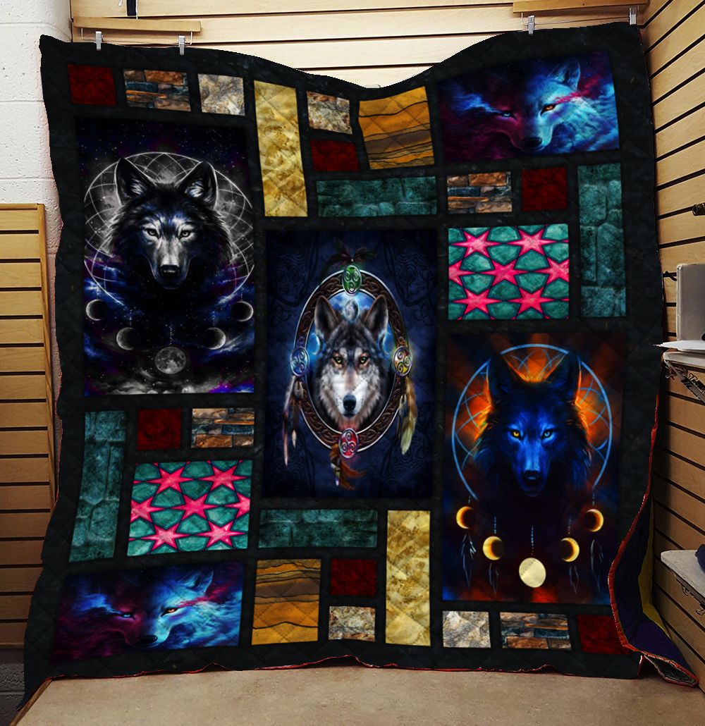 Wolf Quilt Blanket C9B050603VV
