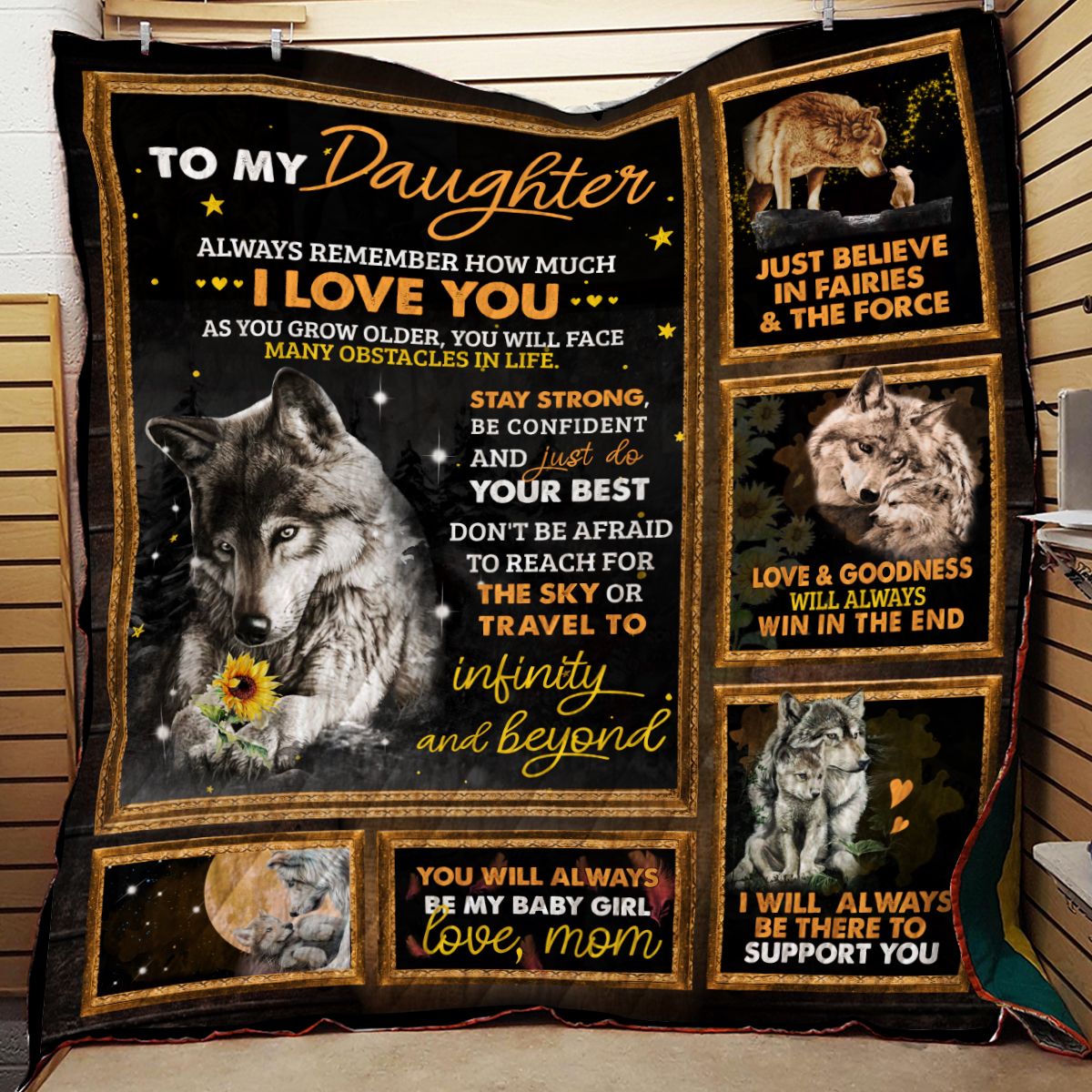 Wolf Quilt Blanket DHC0712119VT