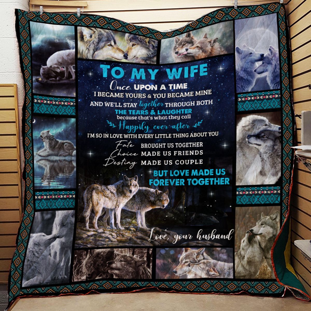 Wolf Quilt Blanket DHC0712129VT