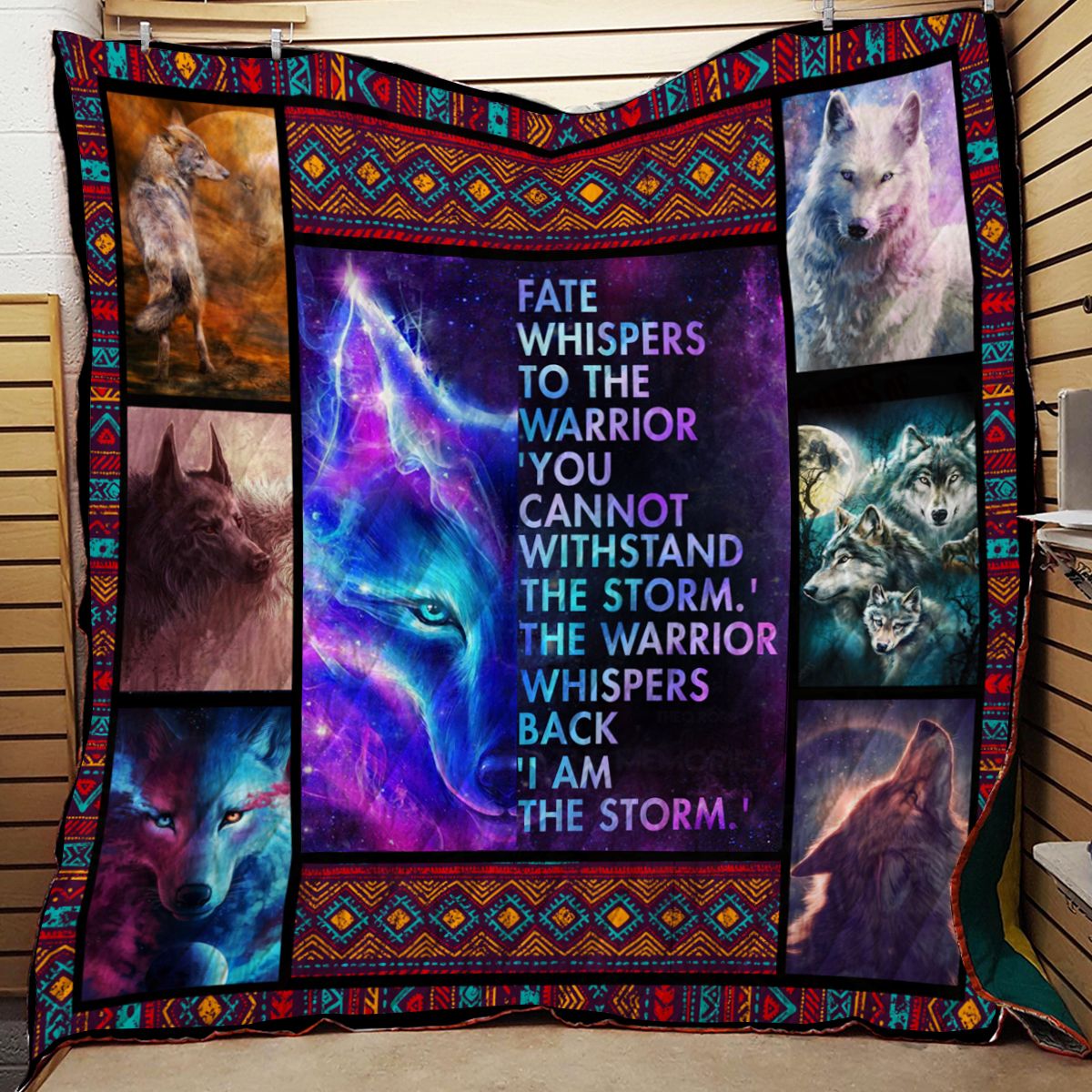 Wolf Quilt Blanket DHC0712162VT