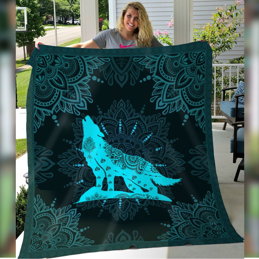 Wolf Quilt Blanket DHC090120879TD