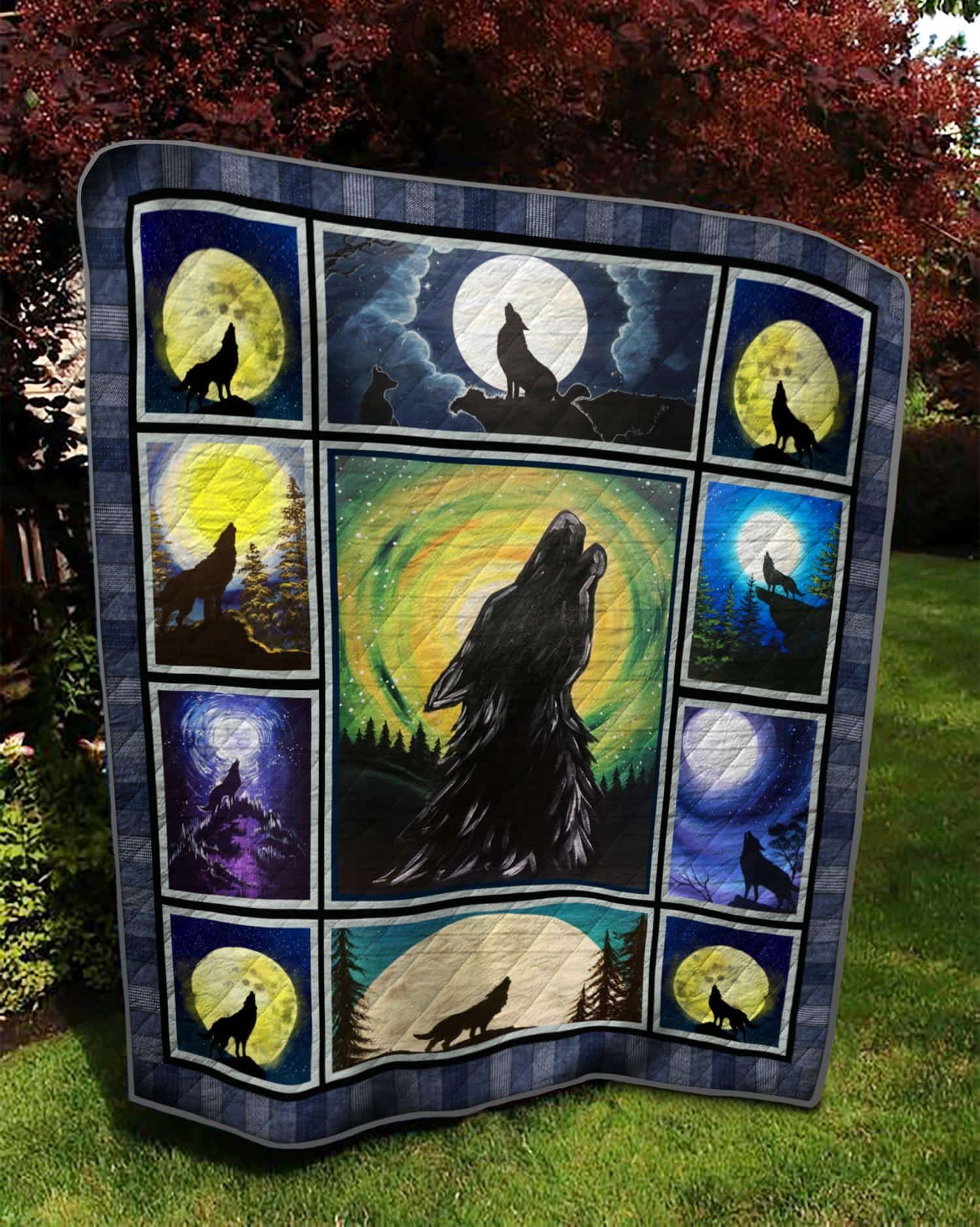Wolf Quilt Blanket DHC13121774VT