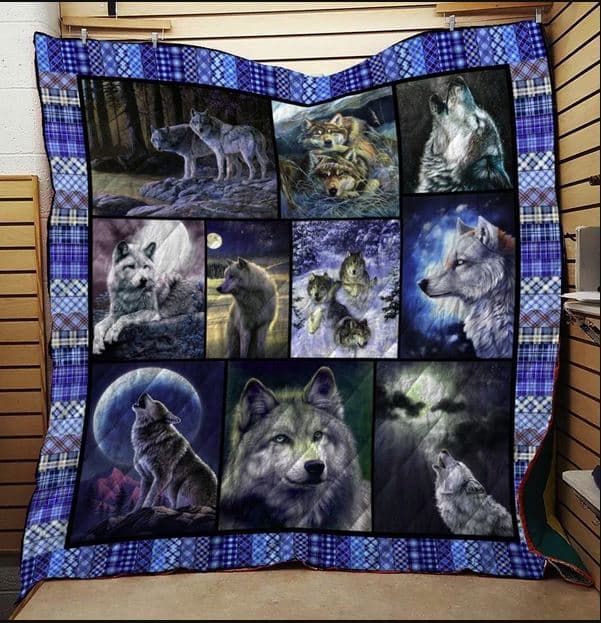 Wolf Quilt Blanket DHC1312398VT