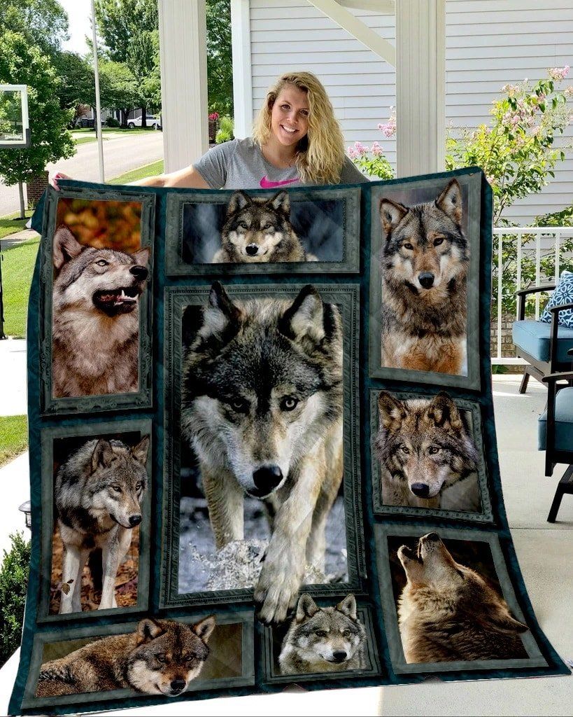 Wolf Quilt Blanket DHC1312582VT