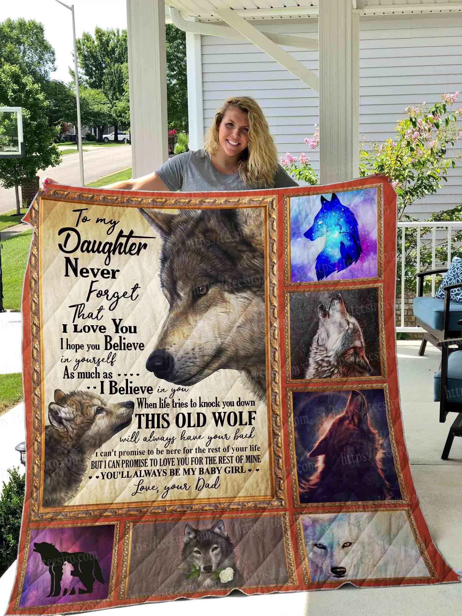 Wolf Quilt Blanket DHC1501675VT