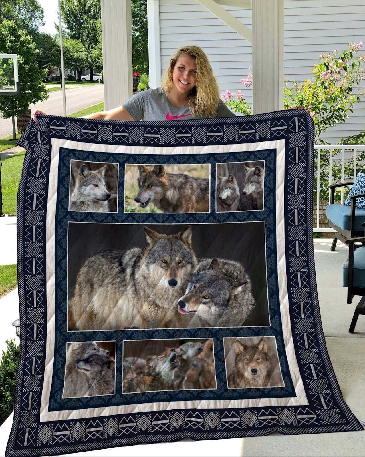 Wolf Quilt Blanket DHC2911181VT