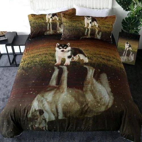 Wolf Reflection Bedding Set