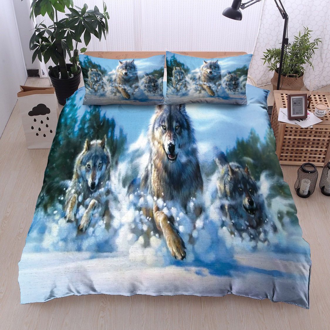 Wolf Running Bedding Set