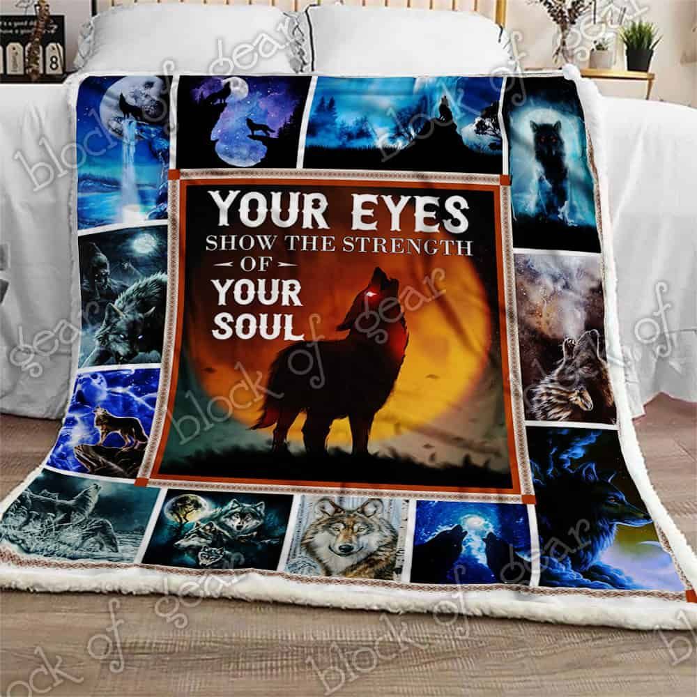 Wolf Soul Fleece Blanket