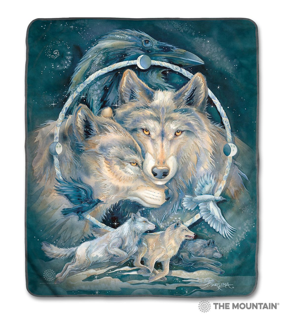 Wolf Spirit Sherpa Fleece