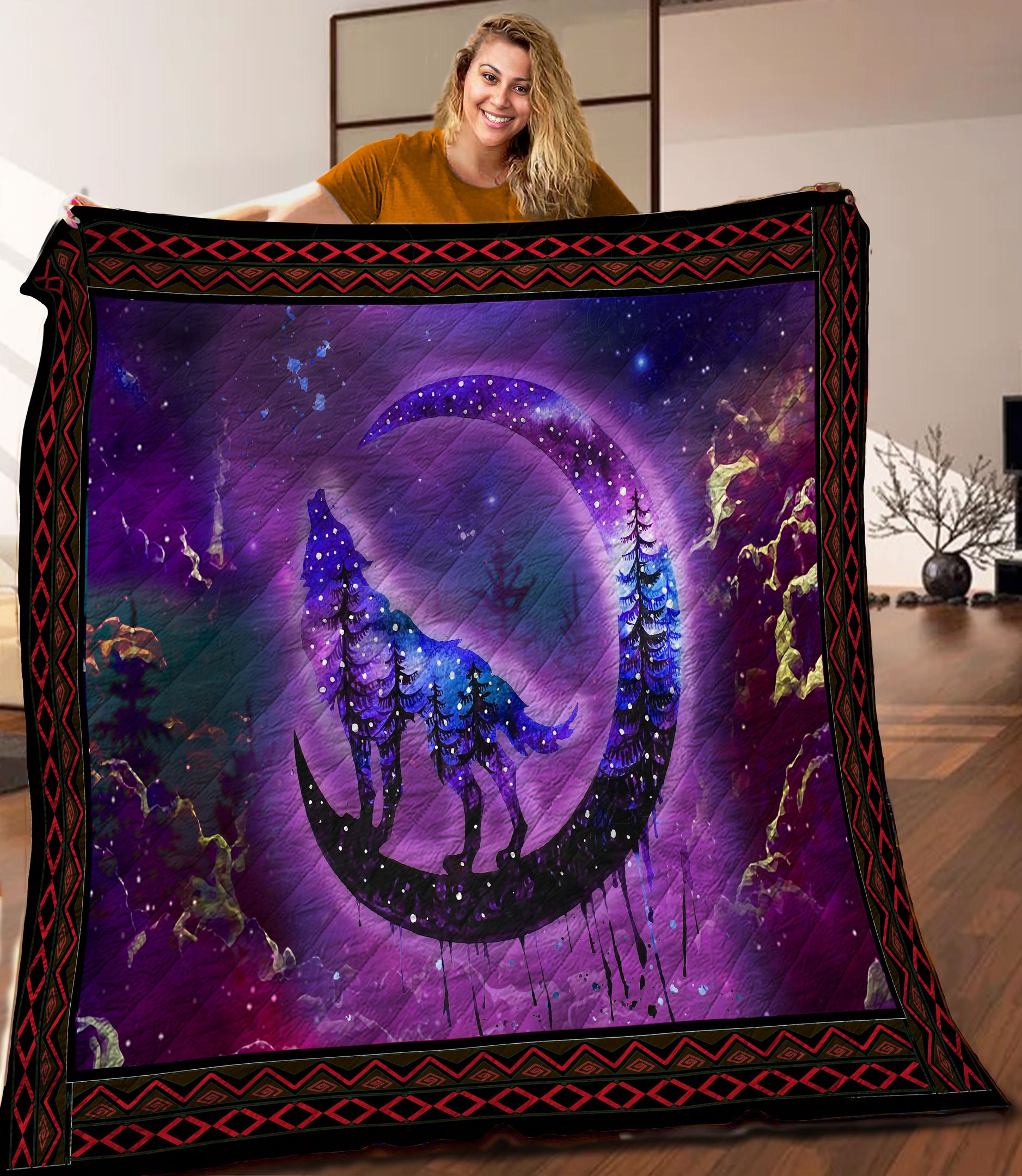 Wolf Spirit Quilt Blanket C9B030601NA