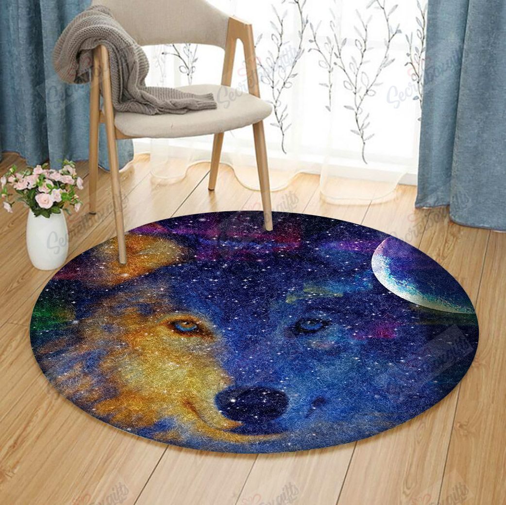 Wolf Round Carpet