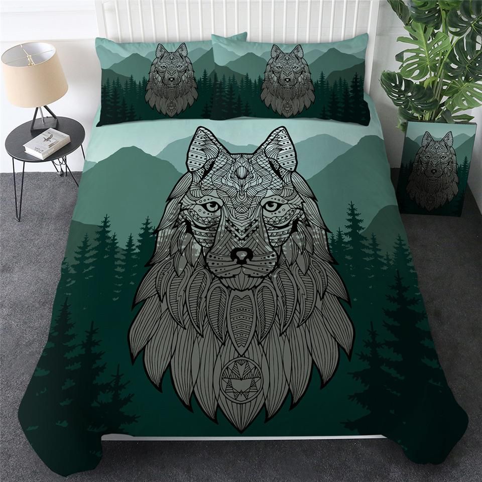 Wolf The Forest Bedding Set