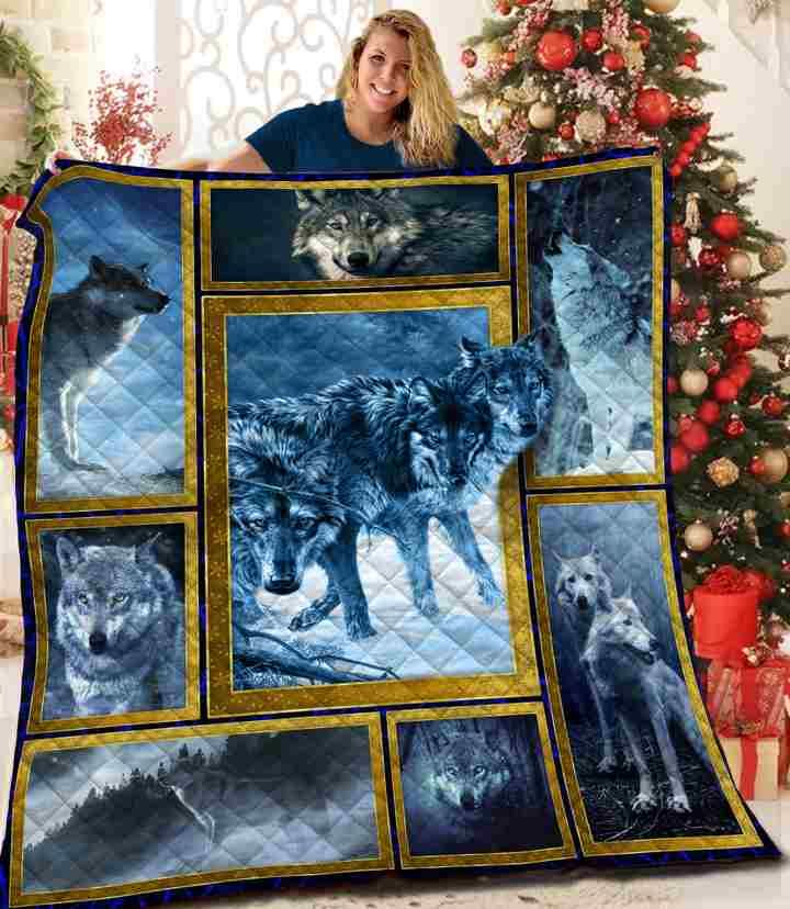 Wolf The Snow Wolf Quilt Blanket Dhc04011607Dd