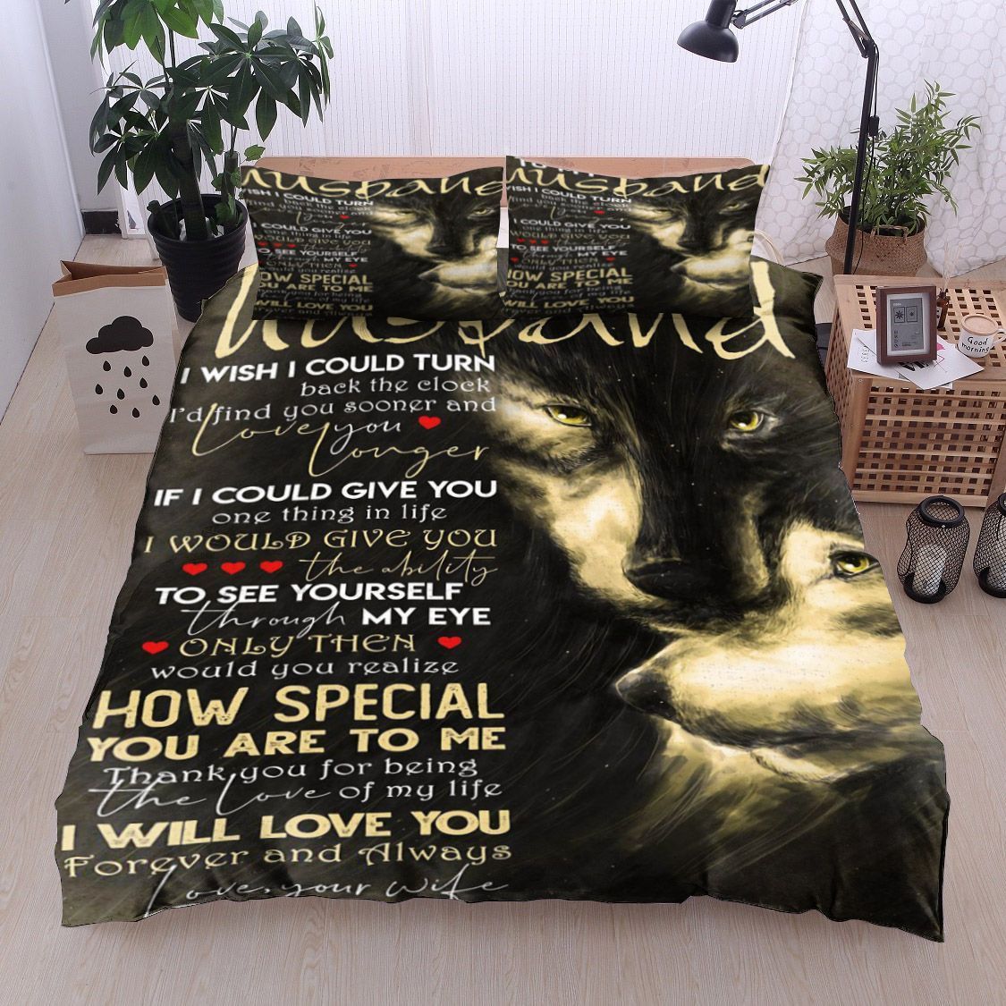 Wolf To My Husband Bedding Set