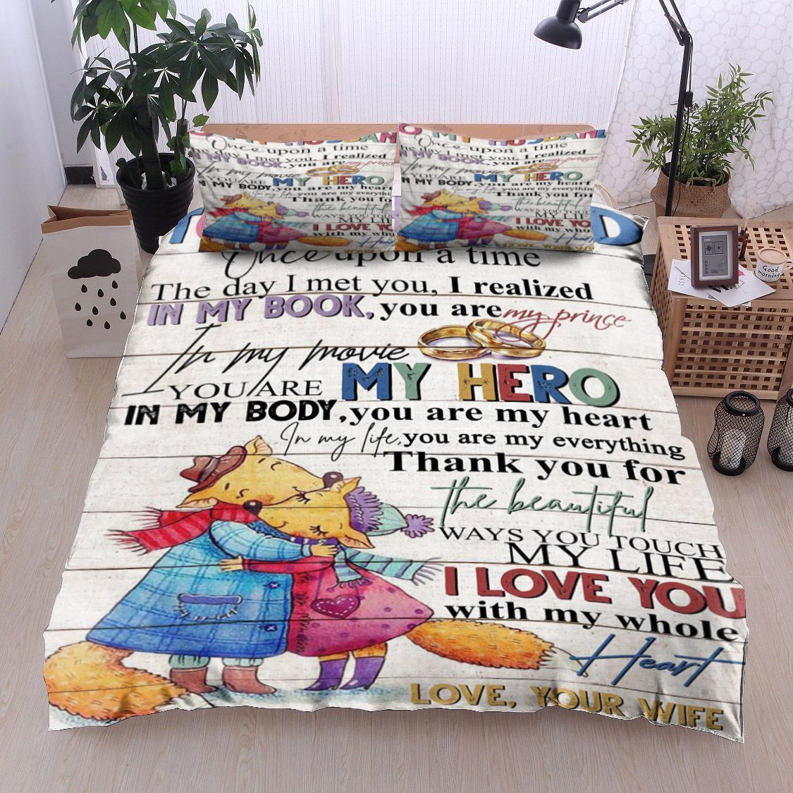 Wolf To My Husband Bedding Set