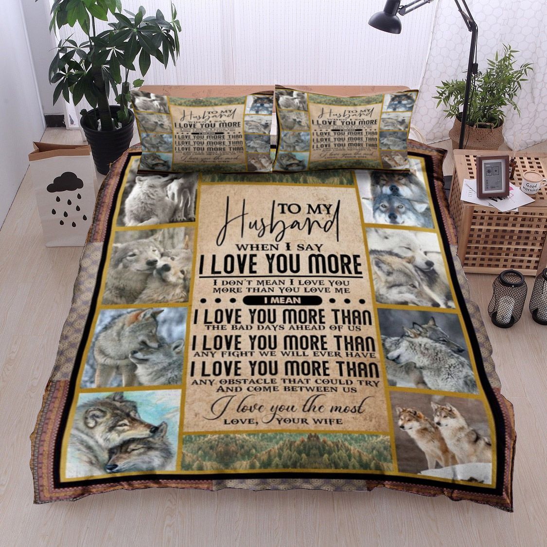 Wolf To My Husband Bedding Set