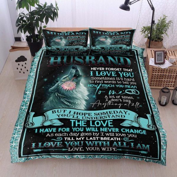 Wolf To My Husband Bedding Set