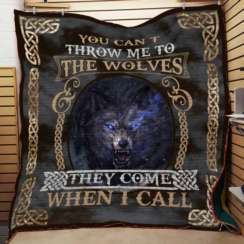Wolf Viking Quilt Blanket DHC0502901TD