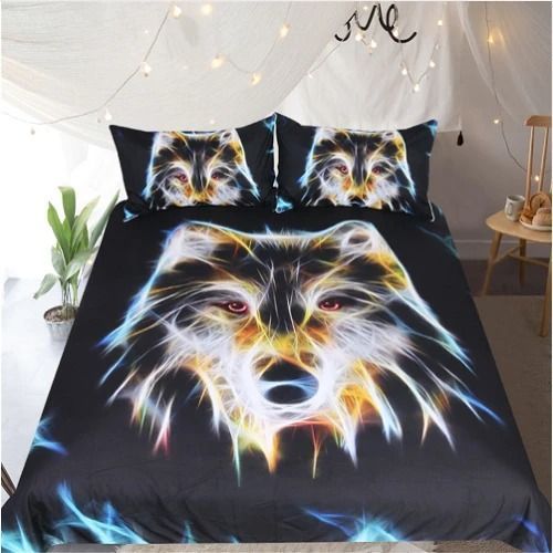 Wolf Vivid Bedding Set