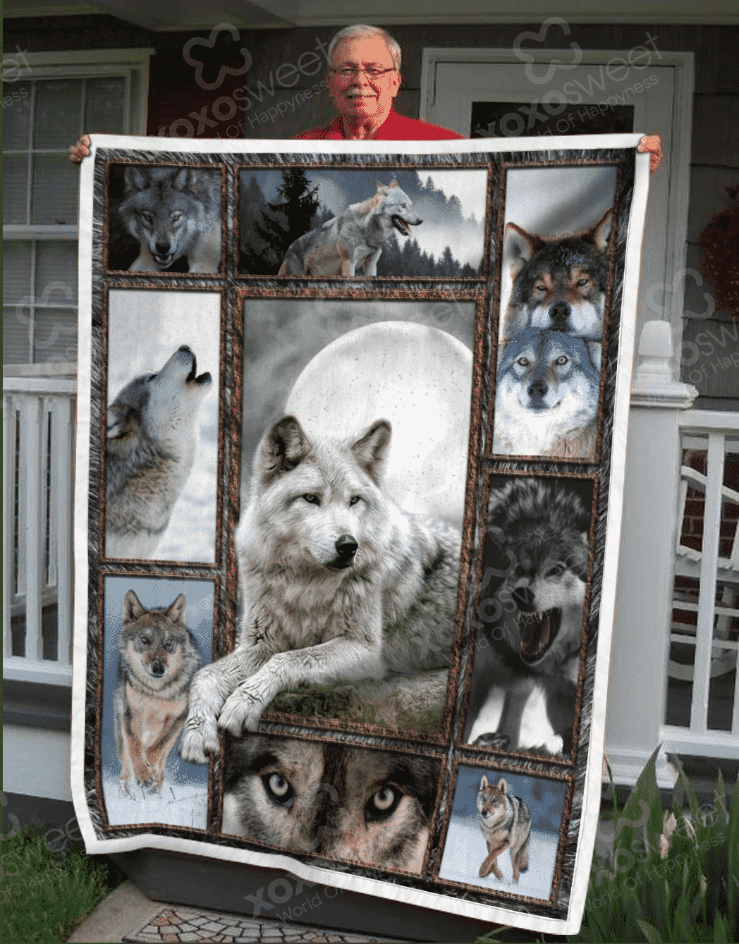 Wolf Walk Me Home Quilt Blanket DHC020120422TD