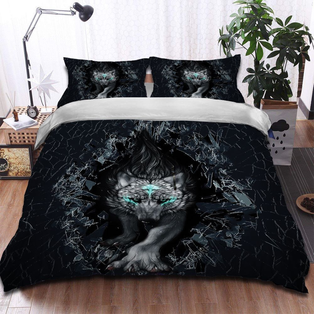 Wolf Wall Bedding Set