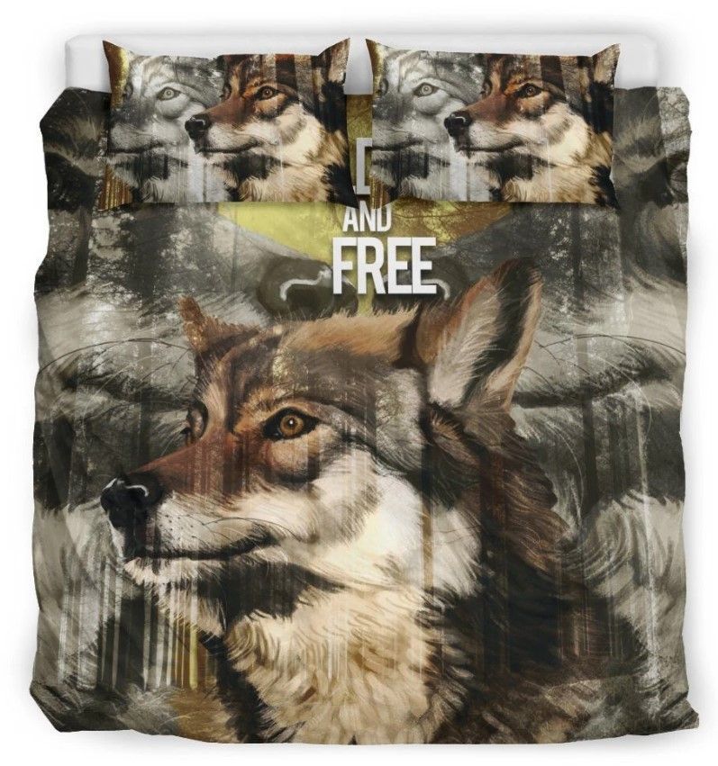 Wolf Wild And Free Bedding Set
