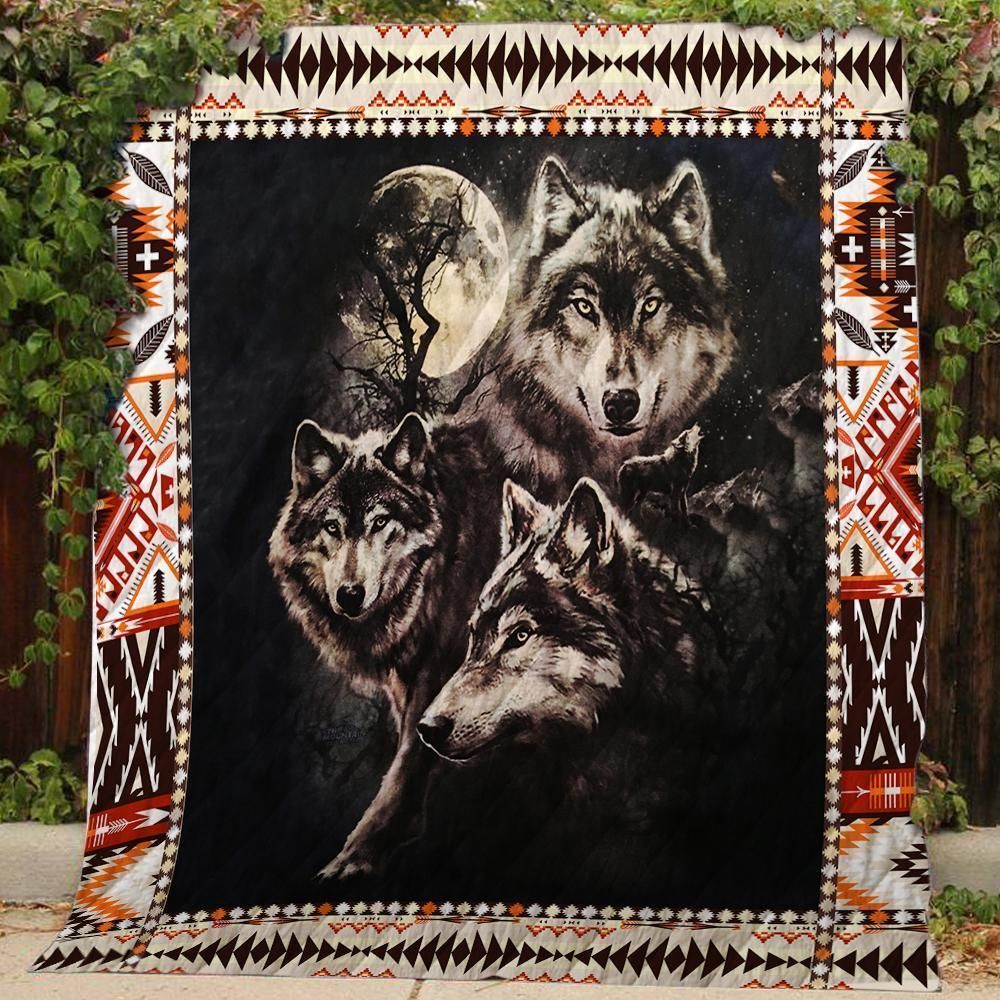 Wolf You Are My Hero Quilt Blanket DHC020120700TD