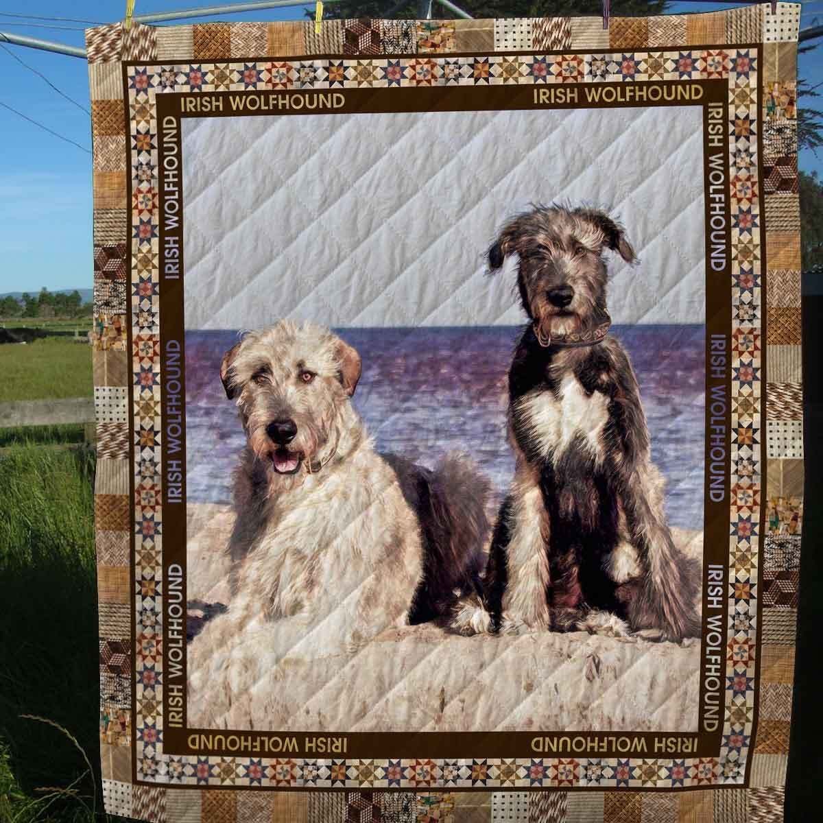Wolfhound CL10100253MDQ Quilt Blanket
