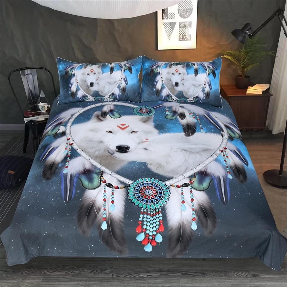 Wolves Couple Bedding Set
