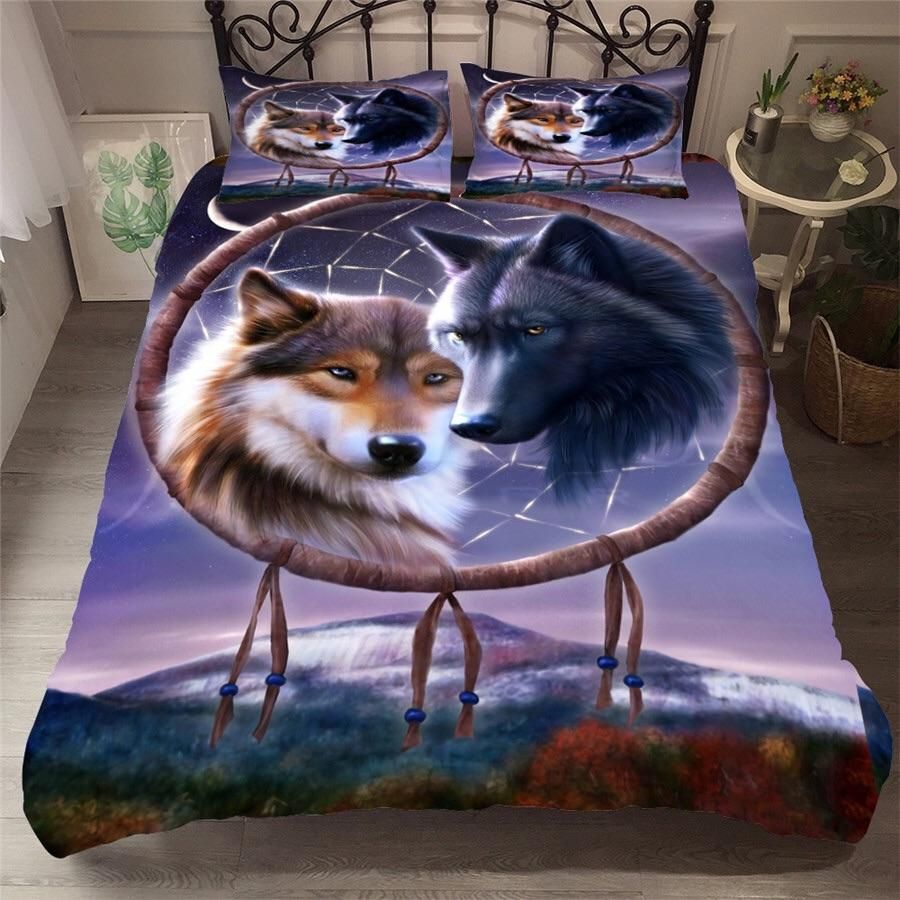 Wolves Dreamcatcher Bedding Set