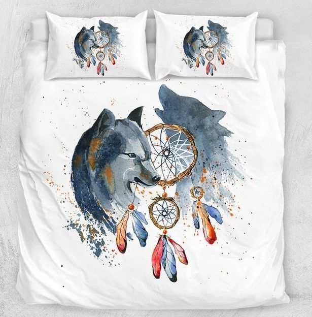 Wolves Dreamcatcher Bedding Set