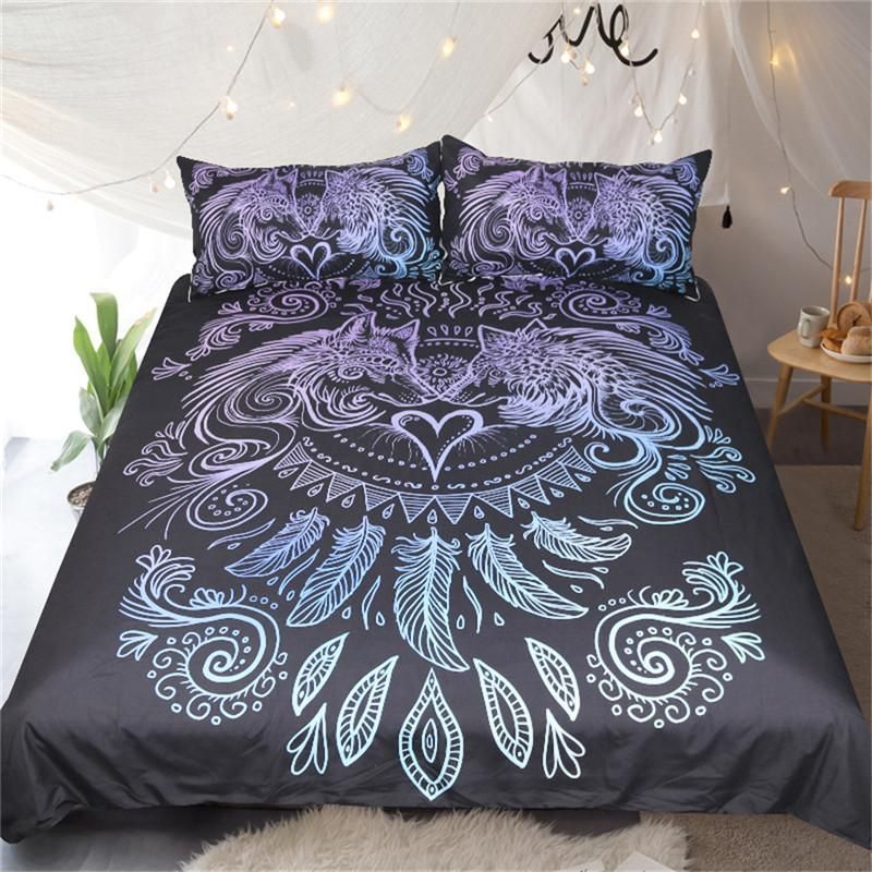 Wolves Heart By Sunimaart Bedding Set