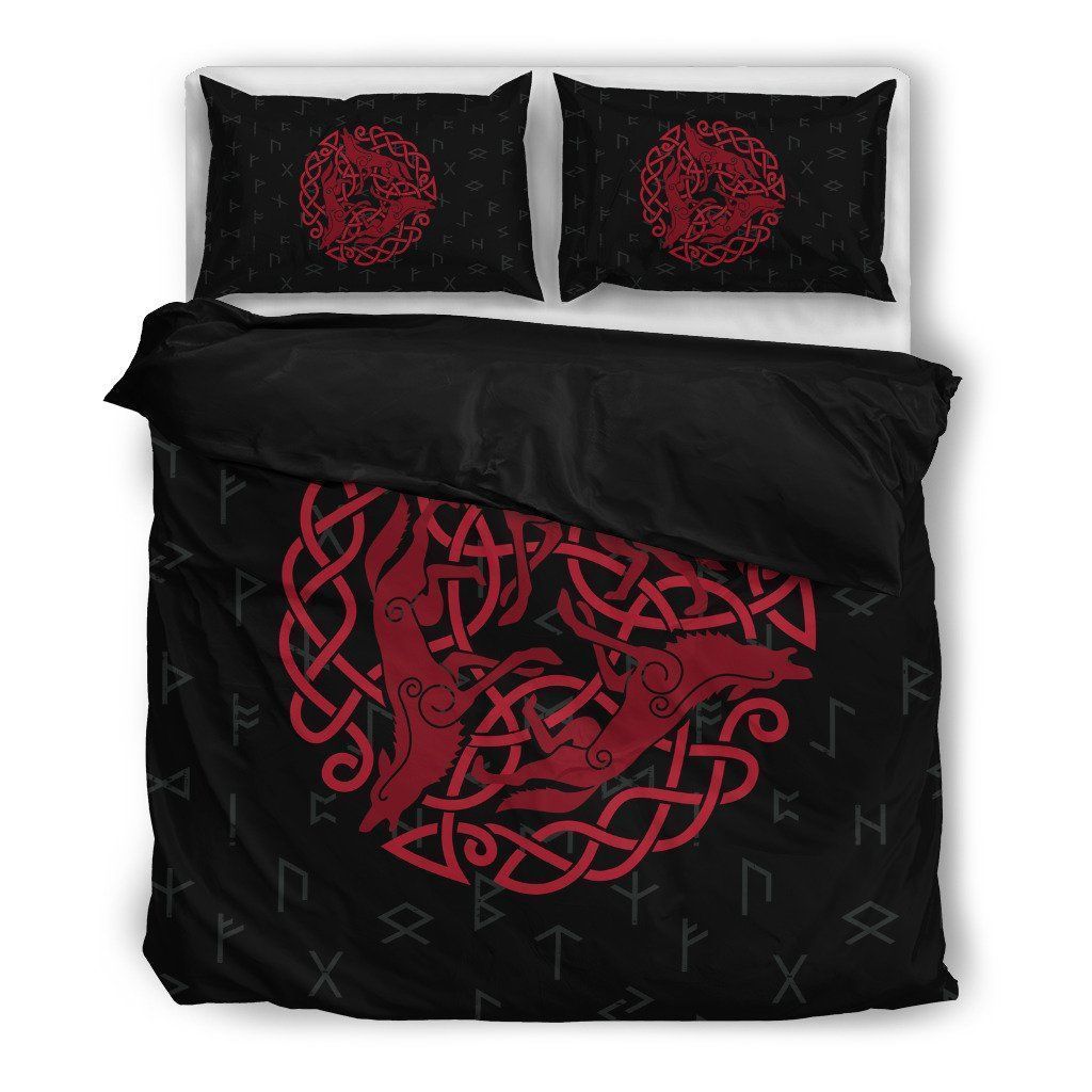 Wolves In Celtic Style Bedding Set