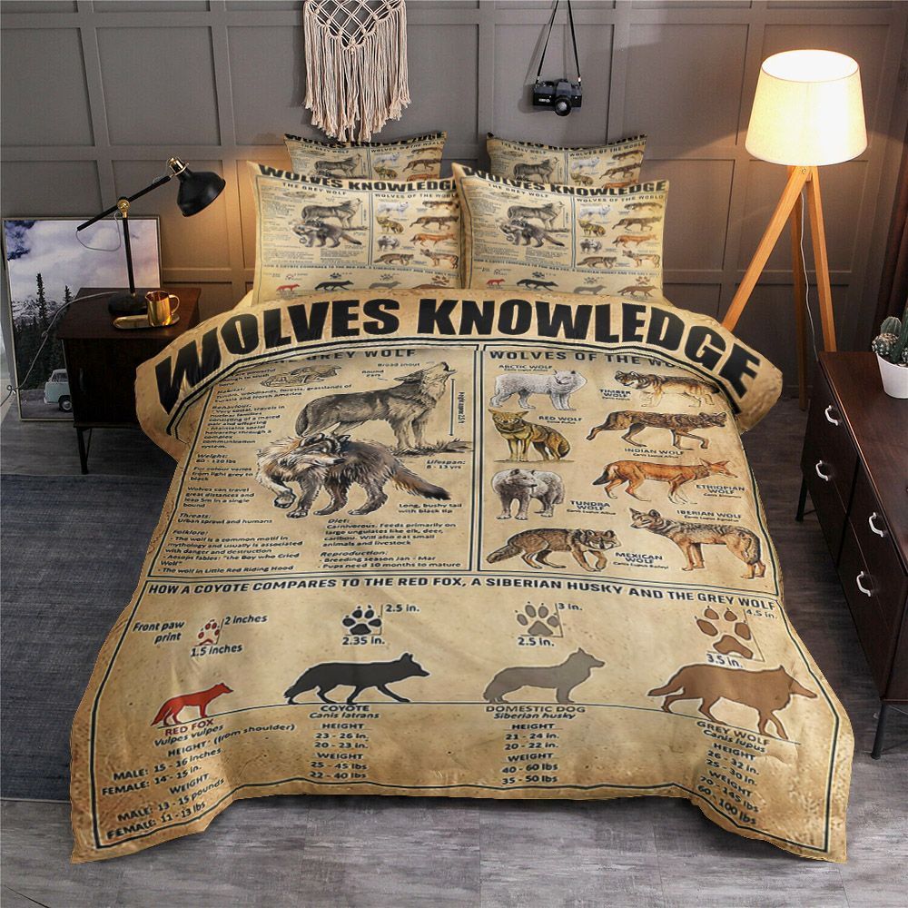 Wolves Knowledge Bedding Set