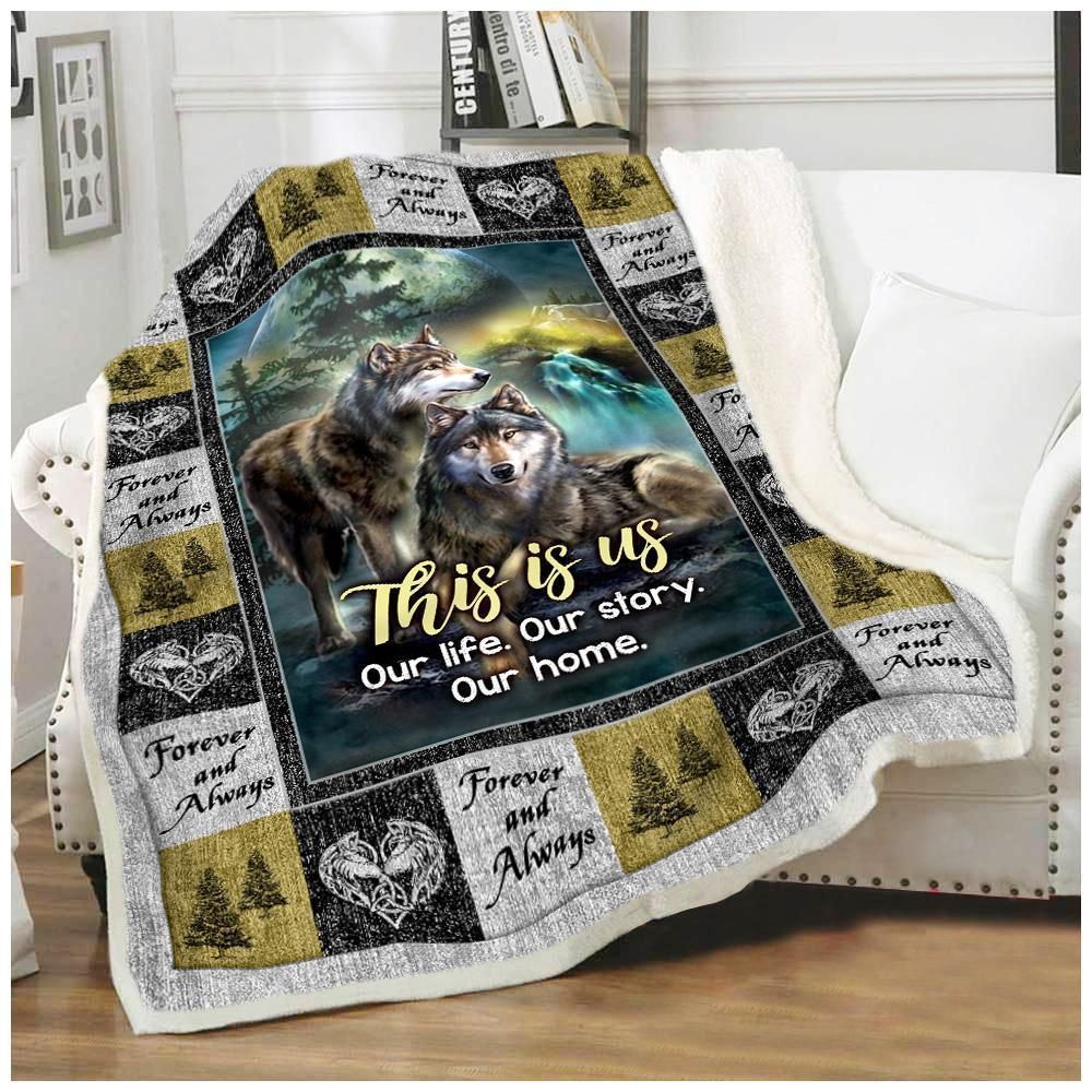 Wolves – This Is Us Fleece Blanket