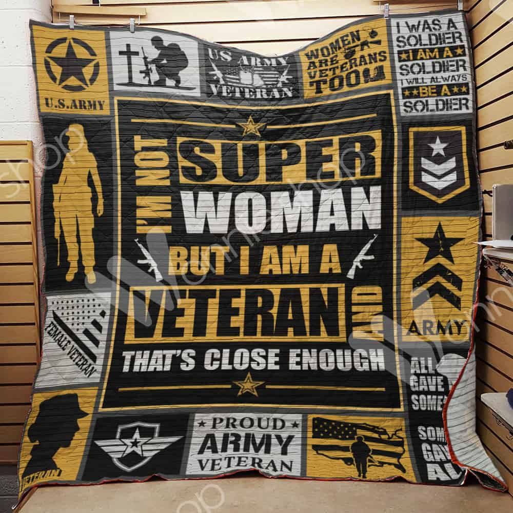Woman Veteran Quilt Blanket DHC03021120TD
