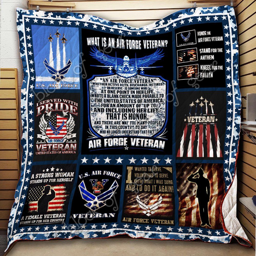 Women Veteran Air Force Quilt Thh908 Dhc11122080Dd