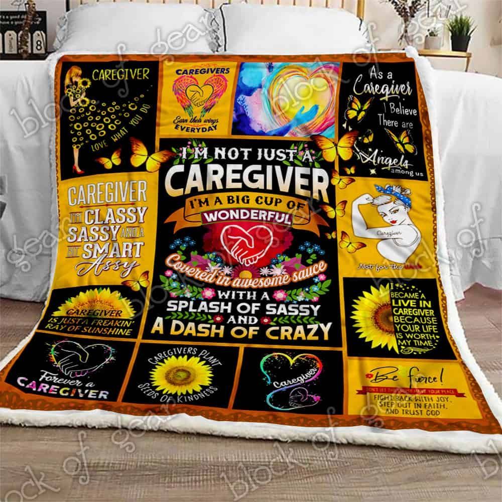 Wonderful Caregiver Fleece Blanket