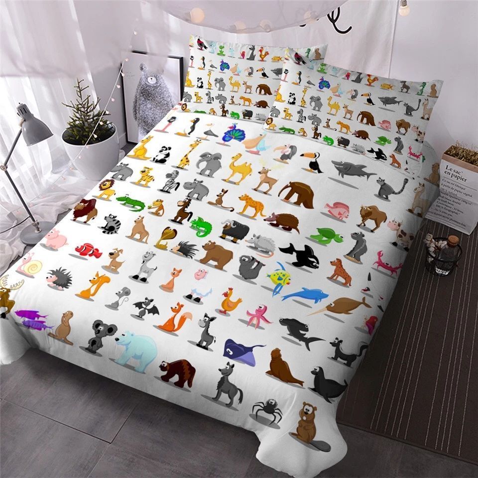 Wonderful World Of Animals Bedding Set
