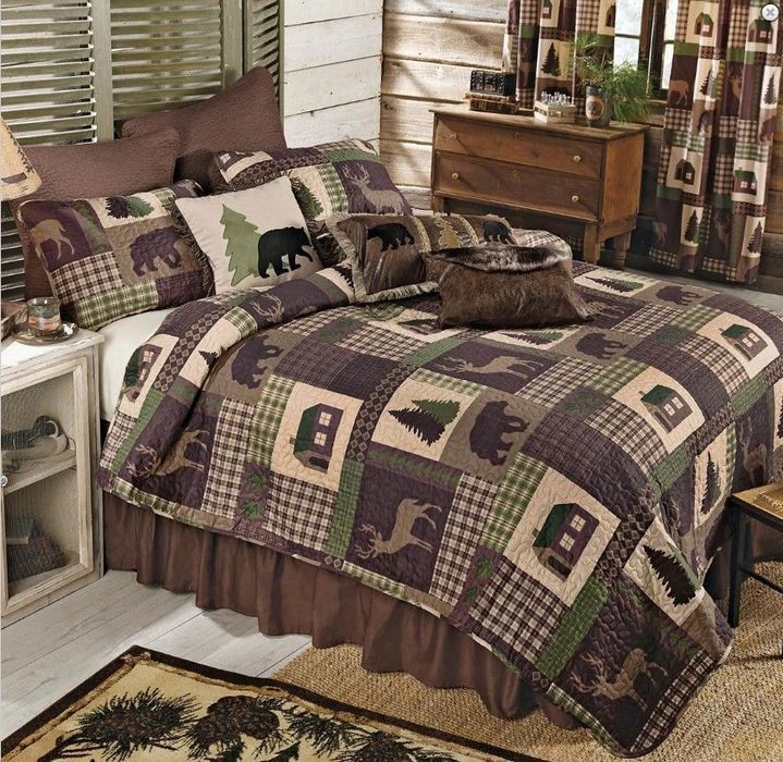 Woodland Cabin Wildlife Bedding Set