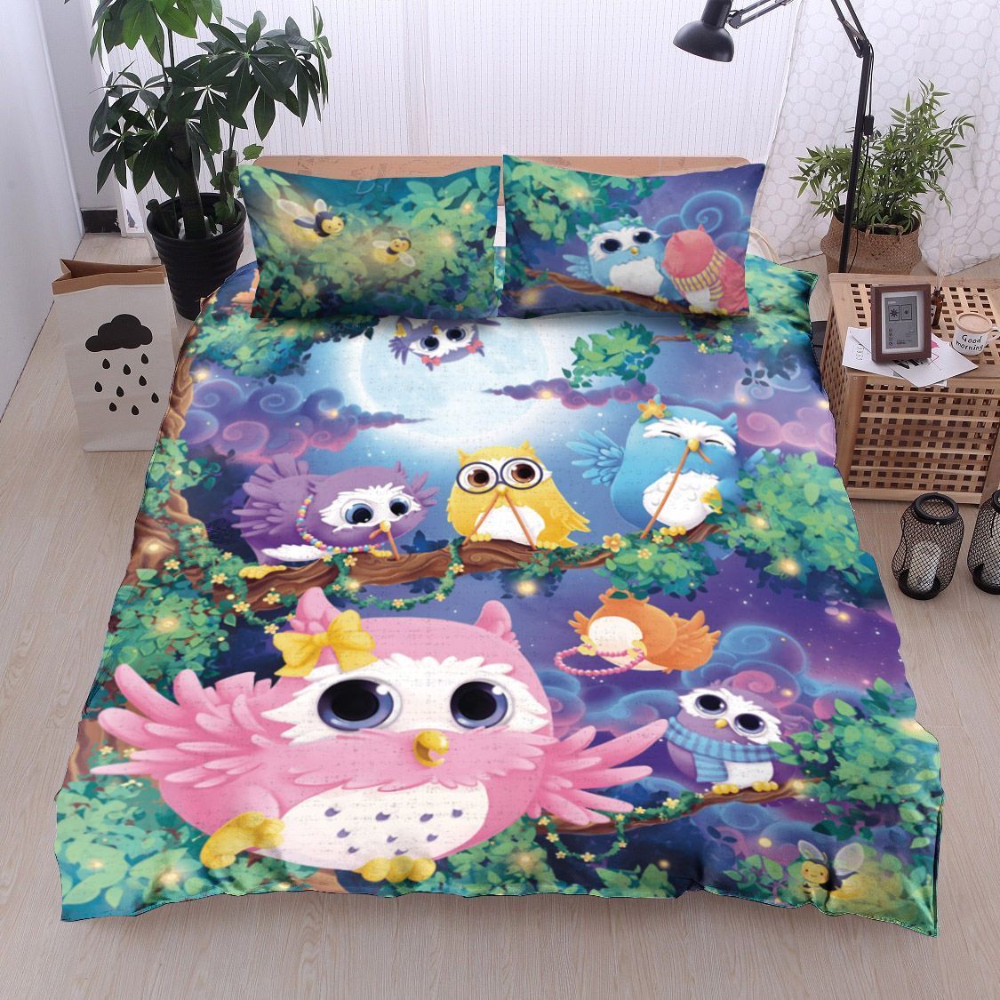 Woodland Owl Bedding Set