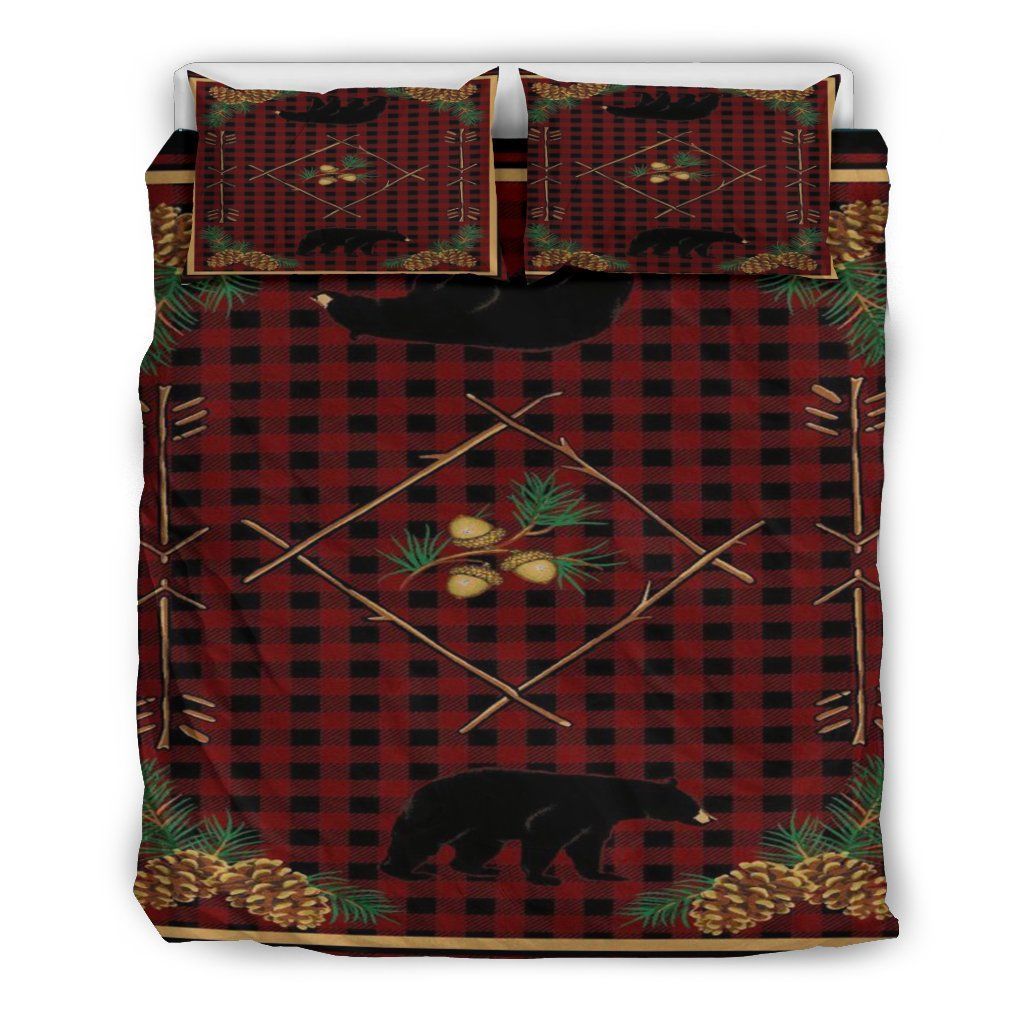 Woods Red Native Bedding Set