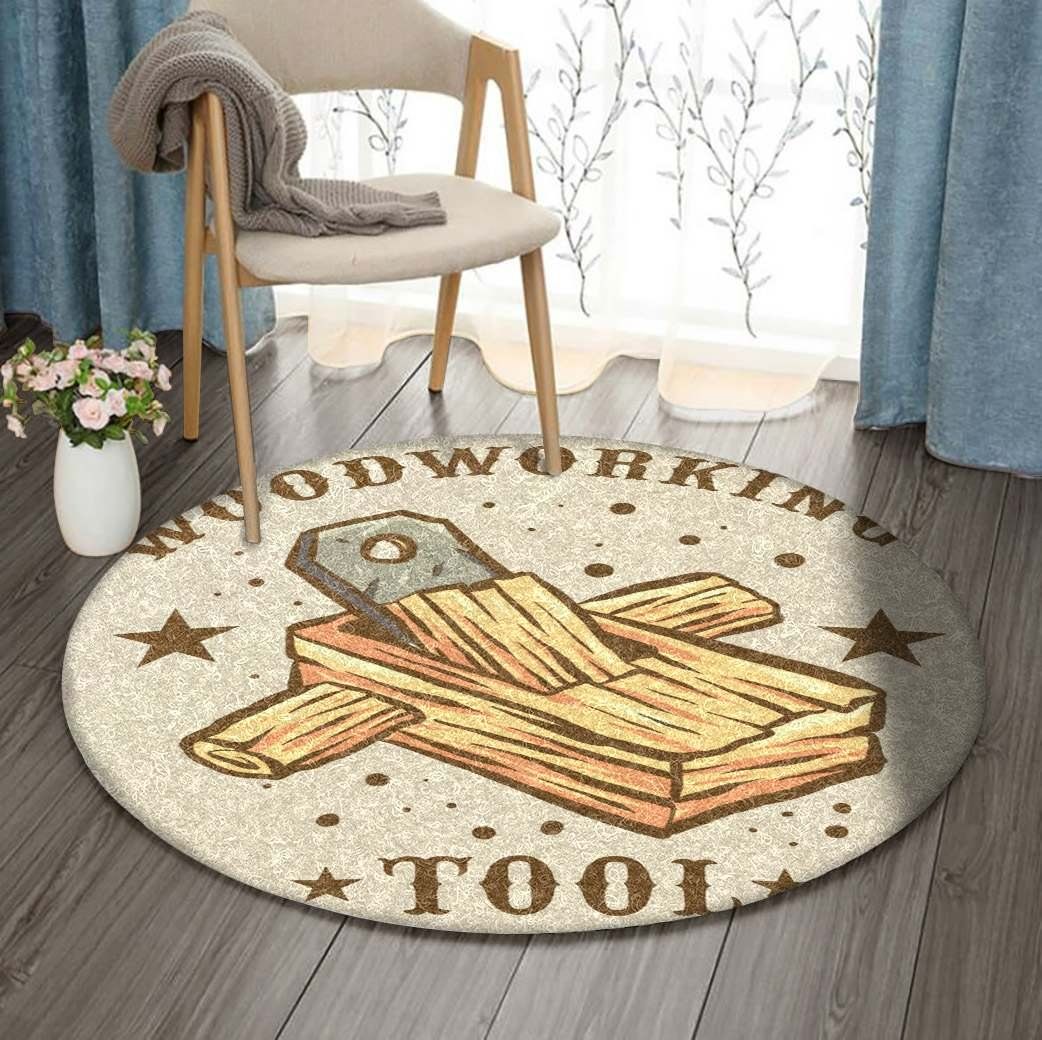Woodworking Round Carpet
